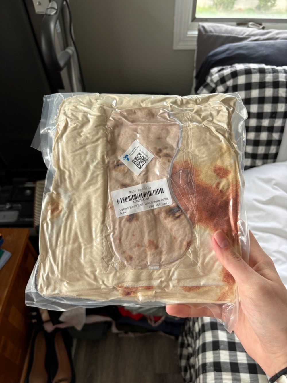 Tortilla Blanket and Eyemask